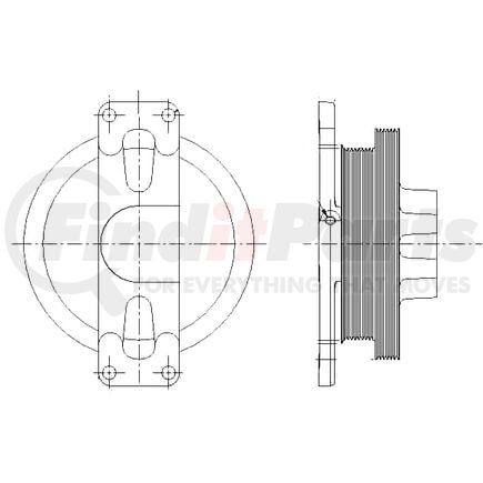 Kit Masters 1077-09021-02X Kysor-Style Hub - Remanufactured