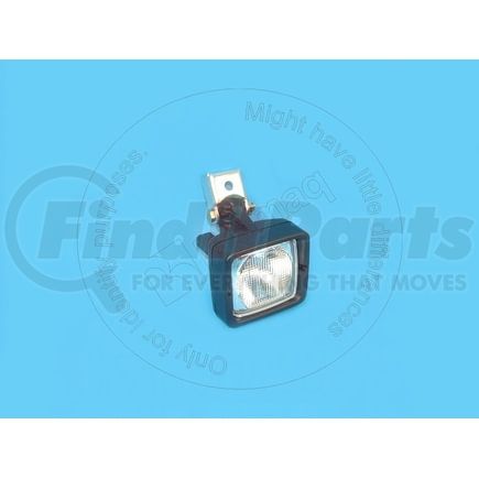 Blumaq 2344329 Work Light - Round, 24V, Type 1, Clear Lens, Black Housing, fits Caterpillar