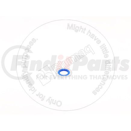 Blumaq 1173035 Seal Ring / Washer - Alloy Aluminum with Rubber, 1/4" Fastener
