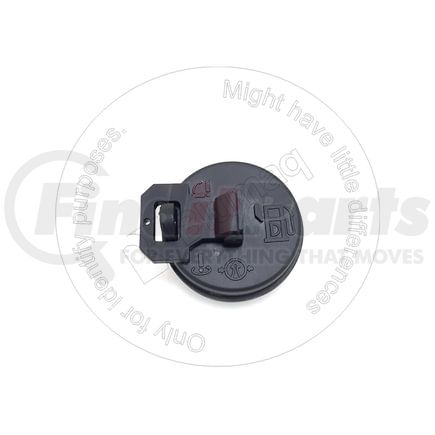 Blumaq 3043885 Fuel Tank Cap - Black, Nylon, Vented, with Corporate Padlock