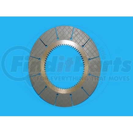 Blumaq 3807489 Transmission Clutch Friction Plate - 337.8 mm. ID x 432.1 mm. OD, 80 Internal Teeth
