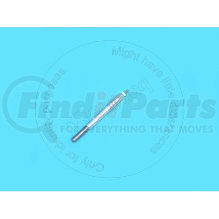 Blumaq 3T8706 Diesel Glow Plug - 24V, Steel, 3.44 in. Long, 3/8-24 Thread