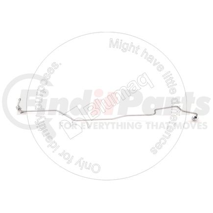 Blumaq 4P-7811 Fuel Injector Line - 33.4" Long, 1.83 mm. ID, with Collar and Swivel Nut on Both Ends