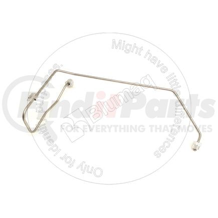 Blumaq 4P-7805 Fuel Injector Line - 17" Long, 1.83 mm. ID, with Collar and Swivel Nut on Both Ends