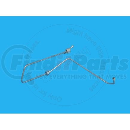 Blumaq 4P-7806 Fuel Injector Line - 16" Long, 1.83 mm. ID, with Collar and Swivel Nut on Both Ends