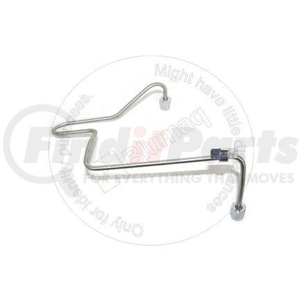 Blumaq 212-8600 Fuel Injector Line - Steel, 6 mm. OD, with Fittings on Both End