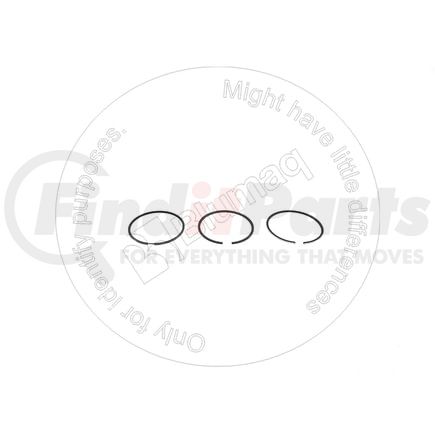 Blumaq 334-1996 Engine Piston Ring Set