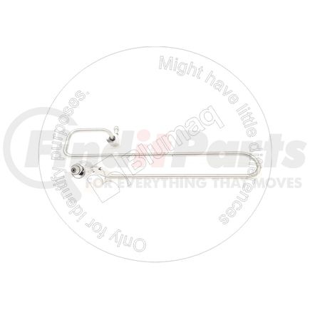 Blumaq 191-7941 Fuel Injector Line - 11.5" Long, 1.83 mm. ID, with Collar and Swivel Nut on Both Ends