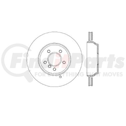 Bendix E12540097 Disc Brake Rotor