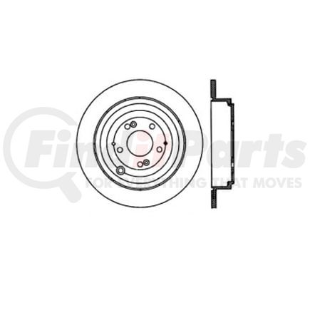 Bendix E12545058 Disc Brake Rotor