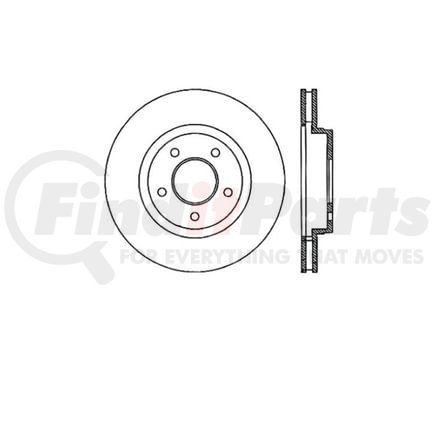 Bendix E12567073 Disc Brake Rotor