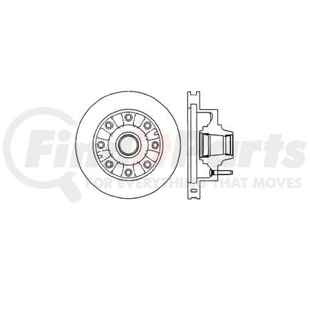 Bendix E12570077 Disc Brake Rotor