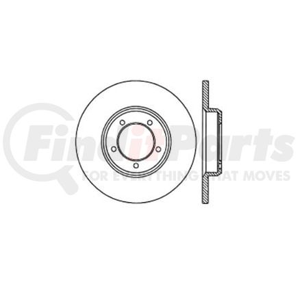 Bendix E12649019 Disc Brake Rotor