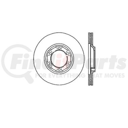 Bendix E12651023 Disc Brake Rotor