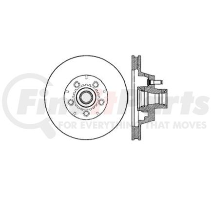 Bendix E12672005 Disc Brake Rotor
