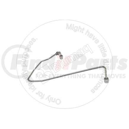 Blumaq 212-8601 Fuel Injector Line - Steel, 6 mm. OD, with Fittings on Both End