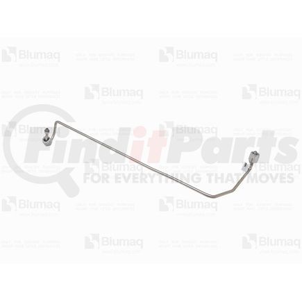 Blumaq 4P-9384 Fuel Injector Line - 18.5" Long, 1.6 mm. ID, with Collar and Swivel Nut on Both Ends