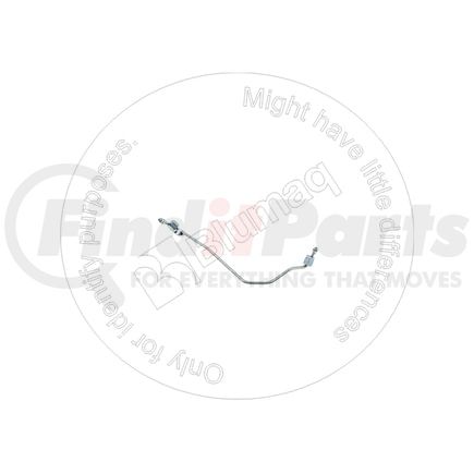 Blumaq 1W-7124 Fuel Injector Line - 15.5" Long, No. 4 Cylinder