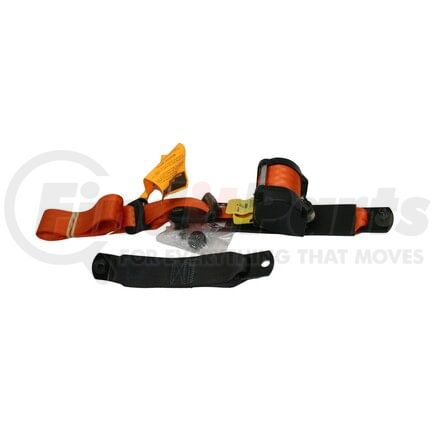 Indiana Mills and Manufacturing, Inc. F126130 M2 Air HVO Seat Belt - Orange, Polyester, with Switch