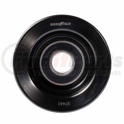 Goodyear Belts 57443 Accessory Drive Belt Idler Pulley - FEAD Pulley, 2.95 in. Outside Diameter, Steel