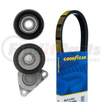 Goodyear Belts 3129 Serpentine Belt Drive Component Kit