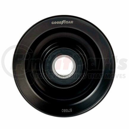 Goodyear Belts 57680 Accessory Drive Belt Idler Pulley - FEAD Pulley, 3.77 in. Outside Diameter, Steel