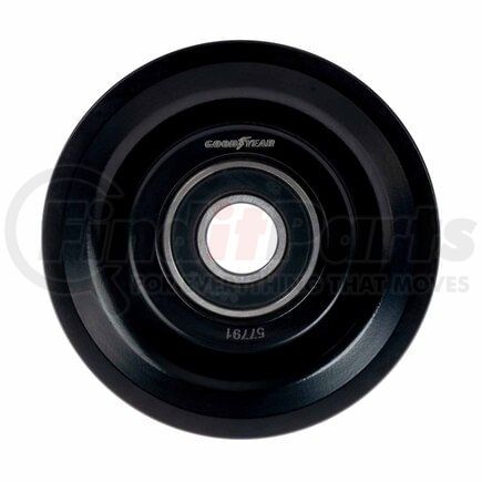 Goodyear Belts 57791 Accessory Drive Belt Idler Pulley - FEAD Pulley, 3.58 in. Outside Diameter, Steel