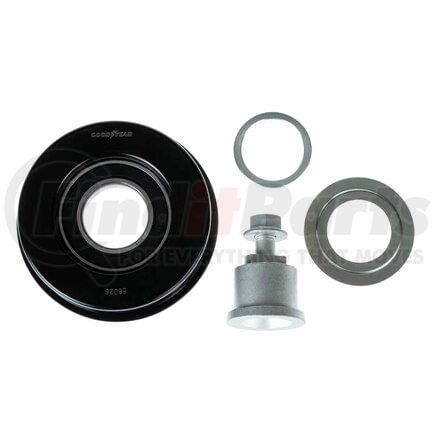 Goodyear Belts 58025 Accessory Drive Belt Idler Pulley - FEAD Pulley, 3.62 in. Outside Diameter, Steel