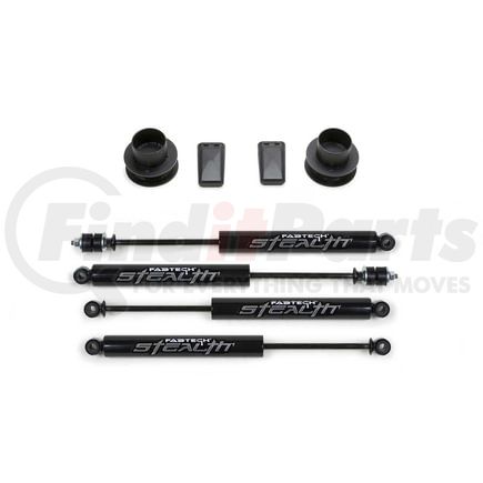 Fabtech FTS23155 Component Box; For 2.5 in. Lift; Incl. Stealth Monotube Shocks; For PN[K3056M/K3060M];
