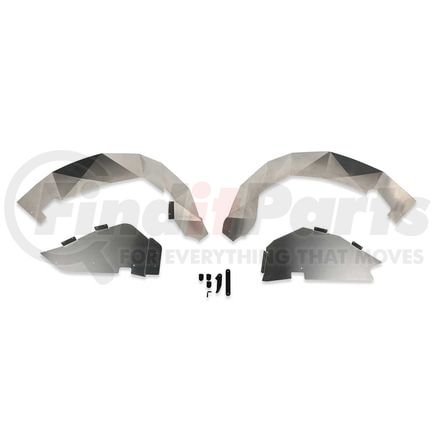 Fabtech FTS24272 Tube Fenders; Rear;