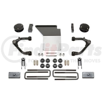 Fabtech K1098 Uniball UCA Lift System; 4 in. Lift; For Vehicles w/Magneride And Steel Suspension;