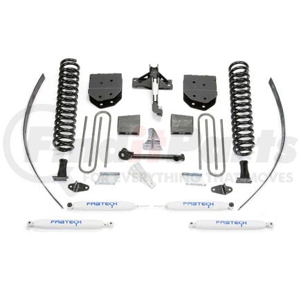 Fabtech K2121 Basic Lift System w/Shocks; w/Performance Shocks; 8 in. Lift; w/o Factory Overload;