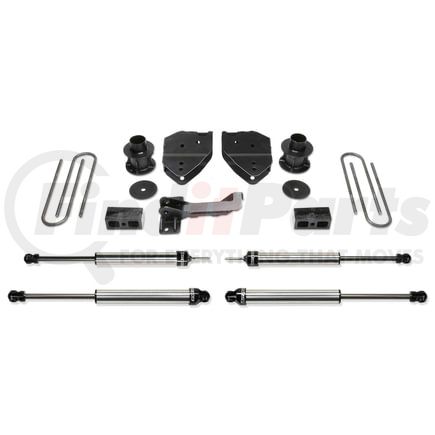 Fabtech K2213DL Budget Lift System w/Shock; 4 in. Lift; Incl. Dirt Logic Shocks;