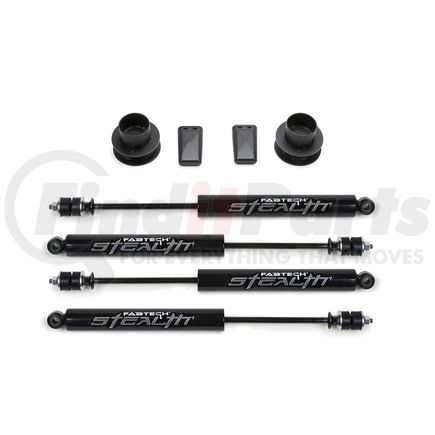 Fabtech K3060M Coil Spacer System; w/Stealth Monotube Shocks; Incl. 2.5 in. Coil Spacer; Shocks;