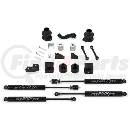 Fabtech K4037M Basic Lift System w/Shocks; w/Stealth Monotube Shocks; 3 in. Lift;