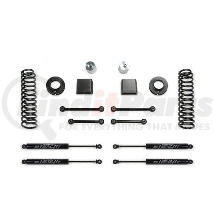 Fabtech K4160M Sport Lift System w/Shock; 3 in. Lift; w/Stealth Extension;
