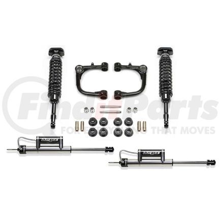 Fabtech K7031DL Uniball Control Arm Lift System; 3 in. Lift; Incl. Uniball Upper Control Arms; Front Dirt Logic 2.5 Coilovers; Rear Dirt Logic 2.25 Resi Shocks;