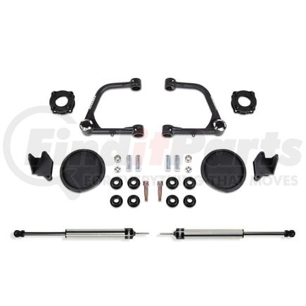 Fabtech K7086DL Uniball UCA Lift Kit; 3 in. Lift; w/Uniball; Front Shock Spacer; Rear Coil Spacer; Rear Dirt Logic 2.25 Shock;