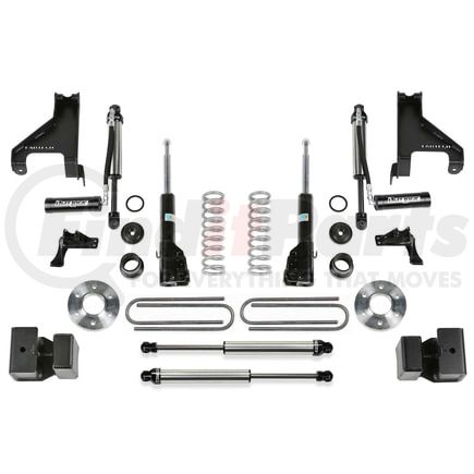 Fabtech K9010DL Coil Assist Kit; 1.5 in; Front Bilstein B4 Struts w/Dirt Logic 2.25 Resi Auxiliary Shocks And Rear Dirt Logic 2.25 Shocks;