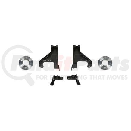 Fabtech K9013 Auxiliary Shock Kit; No Shocks;