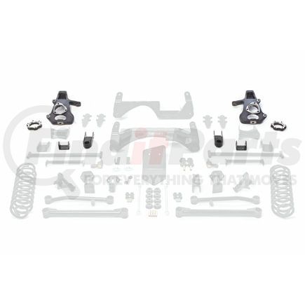 Fabtech FTS21041BK Component Box; Black; Box 2 of 2; For 6 in. Lift; PN[K1018/K1019/K1021DL];