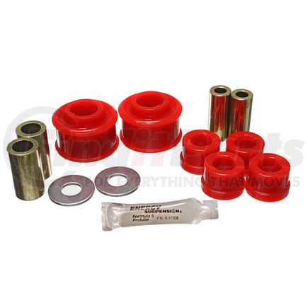 Energy Suspension 193102R Control Arm Bushing Set; Red; Front; Performance Polyurethane;