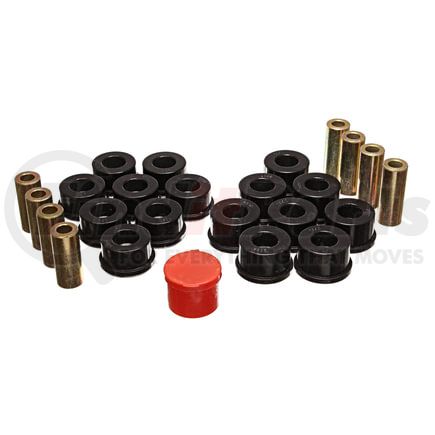Energy Suspension 23109G Control Arm Bushing Set; Black; Rear; Performance Polyurethane;