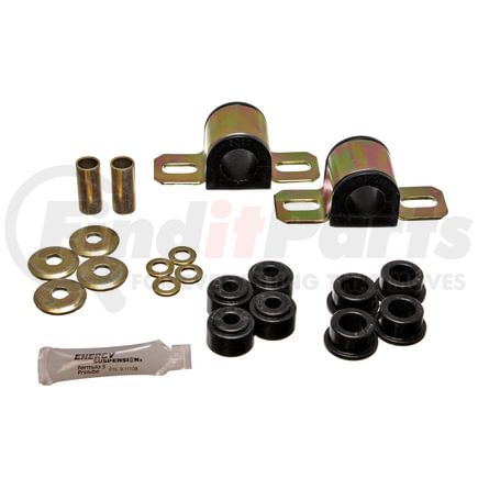 Energy Suspension 2-5104G Sway Bar Bushing Set; Black; Front; Bar Dia. 24mm; Performance Polyurethane;