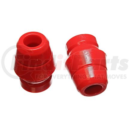 Energy Suspension 2.9101R Control Arm Bump Stop Set; Red; Front; Incl. 2 Per Set; Must Reuse All Metal Hardware; Performance Polyurethane;
