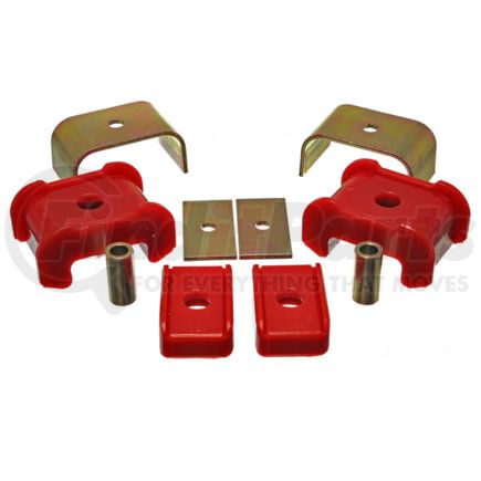 Energy Suspension 31106R Transmission Mount; Red; Zinc Finish; Performance Polyurethane;