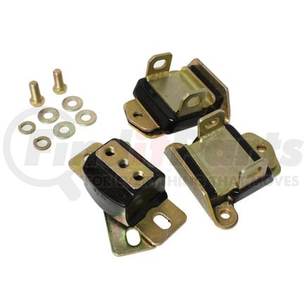 Energy Suspension 31120G Motor And Transmission Mount; Black; Zinc Finish; Performance Polyurethane;