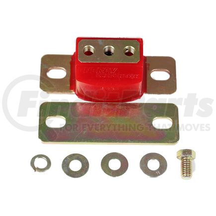 Energy Suspension 3.1142R Performance Transmission Mount; Red; Performance Polyurethane;