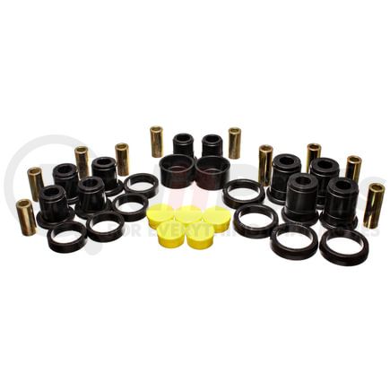 Energy Suspension 33194G Control Arm Bushing Set; Black; Rear; Performance Polyurethane;