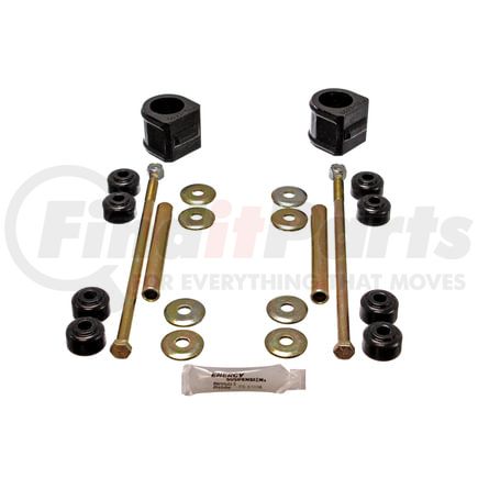 Energy Suspension 35136G Sway Bar Bushing Set; Black; Front; Bar Dia. 32mm; Incl. Sway Bar End Links; Performance Polyurethane;